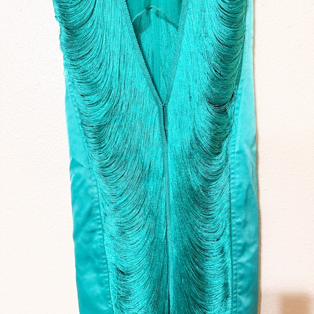 Cult Gaia Mara Fringe Mini Dress in Erba Size Medium $998 MSRP - Picture 12 of 16